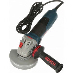 Bosch - 5" Wheel Diam, 11,500 RPM, Corded Angle & Disc Grinder - Top Tool & Supply