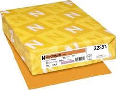 Neenah Paper - 8-1/2" x 11" Cosmic Orange Colored Copy Paper - Use with Laser Printers, Copiers, Inkjet Printers - Top Tool & Supply