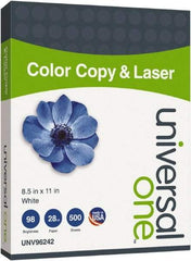 Universal One - 8-1/2" x 11" White Copy Paper - Use with Laser Printers, Copiers - Top Tool & Supply