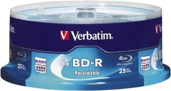 Verbatim - White Blu-Ray Disc - Use with BD-R - Top Tool & Supply