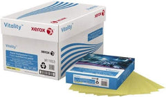 Xerox - 8-1/2" x 11" Yellow Colored Copy Paper - Use with Copiers, Printer, Fax Machines - Top Tool & Supply