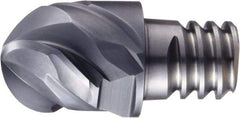 OSG - PXBE Grade XP3320 Carbide Ball Nose Milling Tip Insert - SiC Finish, 3 Flutes, 5/8" Cutting Diam, 7/16" Depth of Cut - Top Tool & Supply