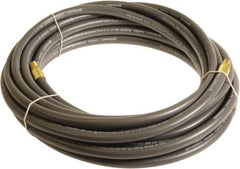 Continental ContiTech - 1/4" ID x 0.45" OD 15' Long Multipurpose Air Hose - MNPT x MNPT Ends, 300 Working psi, -10 to 158°F, 1/4" Fitting, Gray - Top Tool & Supply