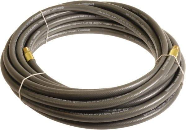 Continental ContiTech - 1/2" ID x 0.78" OD 100' Long Multipurpose Air Hose - MNPT x MNPT Ends, 300 Working psi, -10 to 158°F, 1/2" Fitting, Gray - Top Tool & Supply