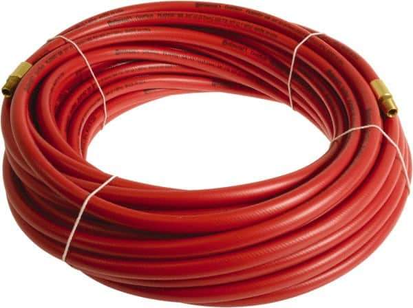 Continental ContiTech - 1/2" ID x 0.78" OD 50' Long Multipurpose Air Hose - MNPT x MNPT Ends, 300 Working psi, -10 to 158°F, 1/2" Fitting, Red - Top Tool & Supply