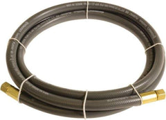 Continental ContiTech - 1/4" ID x 0.45" OD 10' Long Multipurpose Air Hose - FNPT x FNPT Ends, 300 Working psi, -10 to 158°F, 1/4" Fitting, Gray - Top Tool & Supply