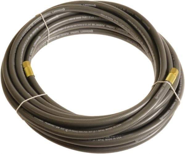 Continental ContiTech - 1/2" ID x 0.78" OD 15' Long Multipurpose Air Hose - FNPT x FNPT Ends, 300 Working psi, -10 to 158°F, 1/2" Fitting, Gray - Top Tool & Supply