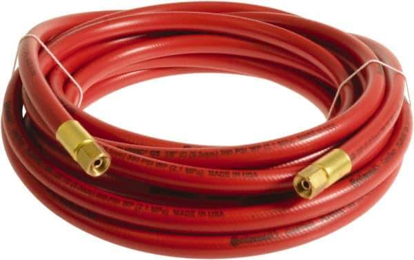 Continental ContiTech - 1/4" ID x 0.45" OD 25' Long Multipurpose Air Hose - FNPT x FNPT Ends, 300 Working psi, -10 to 158°F, 1/4" Fitting, Red - Top Tool & Supply