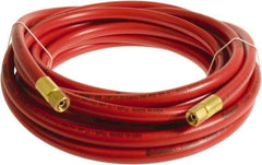 Continental ContiTech - 1/2" ID x 0.78" OD 25' Long Multipurpose Air Hose - FNPT x FNPT Ends, 300 Working psi, -10 to 158°F, 1/2" Fitting, Red - Top Tool & Supply