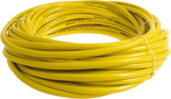 Continental ContiTech - 3/8" ID x 0.6" OD 300' Long Multipurpose Air Hose - 300 Working psi, -10 to 158°F, Yellow - Top Tool & Supply