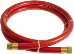 Continental ContiTech - 3/4" ID x 1.11" OD 3' Long Multipurpose Air Hose - FNPT x FNPT Ends, 250 Working psi, -10 to 158°F, 3/4" Fitting, Red - Top Tool & Supply