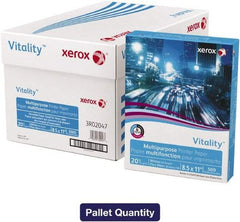 Xerox - 8-1/2" x 11" White Copy Paper - Use with Copiers, Typewriters, Printers, Fax Machines - Top Tool & Supply