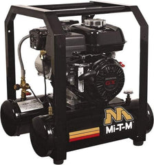 MI-T-M - Stationary Gas Air Compressors Horsepower: 4 Cubic Feet per Minute: 4.80 - Top Tool & Supply