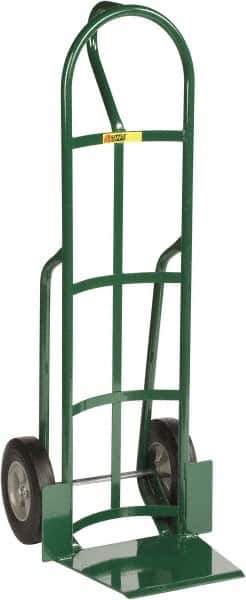 Little Giant - 800 Lb Capacity 49" OAH Hand Truck - 13-1/2 x 16" Base Plate, Loop Handle, Steel, Solid Rubber Wheels - Top Tool & Supply