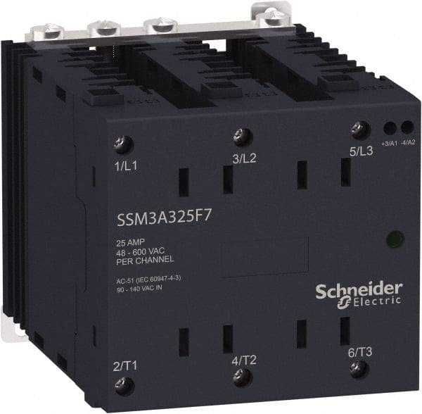 Schneider Electric - 3 Pole, 1NO, 180-280 VAC Control Relay - Top Tool & Supply