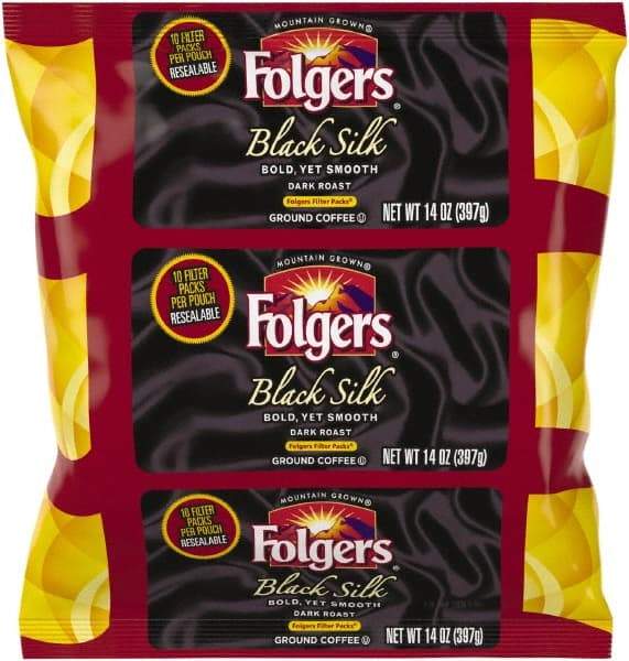 Folgers - Coffee Filter Packs, Black Silk, 1.4 oz Pack, 40 Packs/Carton - Top Tool & Supply