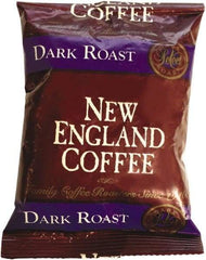 New England Coffee - Coffee Portion Packs, French Roast, 2.5 oz Pack, 24/Box - Top Tool & Supply