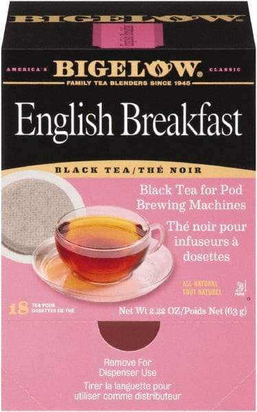 Bigelow - English Breakfast Tea Pods, 1.90 oz, 18/Box - Top Tool & Supply