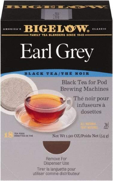 Bigelow - Earl Grey Black Tea Pods, 1.90 oz, 18/Box - Top Tool & Supply