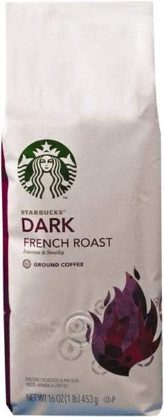 Starbucks - Coffee, French Roast, Ground, 1 Lb Bag - Top Tool & Supply