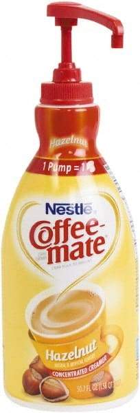 Coffee-Mate - Liquid Coffee Creamer, Hazelnut, 1500mL Pump Bottle - Top Tool & Supply