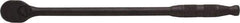 Proto - 3/8" Drive Pear Head Ratchet - Black Oxide Finish, 13" OAL, 90 Gear Teeth, Long Arm Handle, Reversible Head - Top Tool & Supply