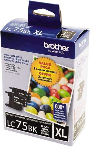 Brother - Black Ink Cartridge - Use with Brother MFC-J280W, J425W, J430W, J435W, J5910DW, J625DW, J6510DW, J6710DW, J6910DW, J825DW, J835DW - Top Tool & Supply