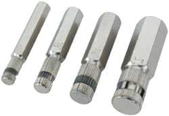 Proto - 4 Piece, 3/8" to 1", Internal Pipe Wrench Set - Inch Measurement Standard, Satin Chrome Finish - Top Tool & Supply