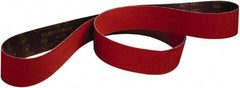 3M - 2" Wide x 132" OAL, 60 Grit, Ceramic Abrasive Belt - Ceramic, Medium, Coated, Series 947A - Top Tool & Supply