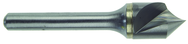 3/8" Size-1/4 Shank-100°-Carbide Single Flute Countersink - Top Tool & Supply