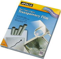 Apollo - Transparency Films & Sleeves Audio Visual Conference Accessory Type: Transparency Sleeves For Use With: Plain Paper Copiers - Top Tool & Supply