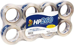 Duck - 1" Wide x 3.1mm Thick x 60 yds Long, HP260 Box Sealing & Label Protection Tape - Clear - Top Tool & Supply