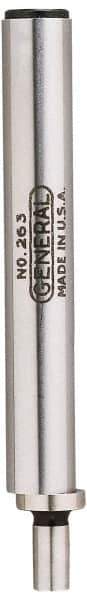 General - 0.2" Head Diam, 3/8" Shank, Single End, Mechanical Edge Finder - Accurate to 0.0005", Cylindrical Contact - Top Tool & Supply