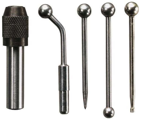 General - Single End, Center Finder Set Mechanical - Includes 4 Attachments, Case, Holder, 4 Pieces - Top Tool & Supply