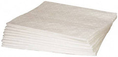 Brady SPC Sorbents - 30 Gal Capacity per Package, Oil Only Pad - 19" Long x 15" Wide, White, Polypropylene - Top Tool & Supply