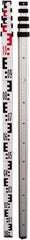 Johnson Level & Tool - Optical Level Aluminum Grade Rod - 5 Sections, 4m Overall Length - Top Tool & Supply