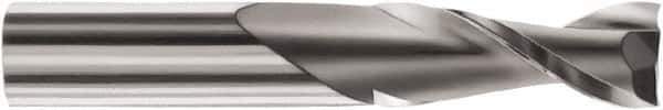 SGS - 1/4" Cutting Diam x 3/4" Length of Cut, 2 Flute, Upcut Spiral Router Bit - Uncoated, Right Hand Cut, Solid Carbide, 2-1/2" OAL x 1/4" Shank Diam, Square End - Top Tool & Supply