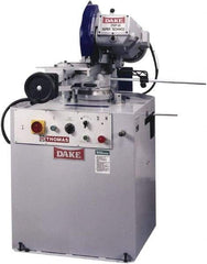 Dake - Variable Cutting Speed, 350mm Blade Diam, Cold Saw - 20 to 105 RPM Blade Speed, Floor Machine, 3 Phase, Compatible with Ferrous/Non-Ferrous Material - Top Tool & Supply