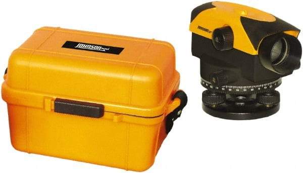 Johnson Level & Tool - Automatic, 32x Magnification, Optical Level - Accuracy Up to 1/16 Inch at 200 Ft. - Top Tool & Supply