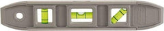 Johnson Level & Tool - Magnetic 9" Long 3 Vial Torpedo Level - Aluminum, Gray, 1 Plumb, 1 Level & 1 45° Vials - Top Tool & Supply