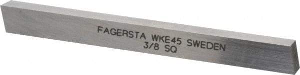 Seco - WKE45 Cobalt Square Tool Bit Blank - 3/8" Wide x 3/8" High x 4" OAL - Exact Industrial Supply