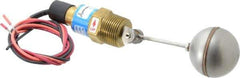 Thomas Products Ltd. - 1" Thread, 900 Max psi, 300°F Max, Liquid Level Side Mounted Float Switches - Brass Stem - Top Tool & Supply