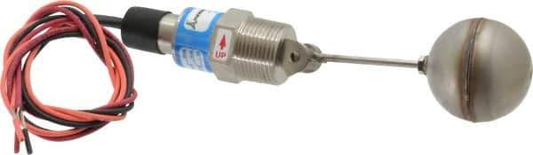 Thomas Products Ltd. - 1" Thread, 900 Max psi, 300°F Max, Liquid Level Side Mounted Float Switches - SST Stem - Top Tool & Supply