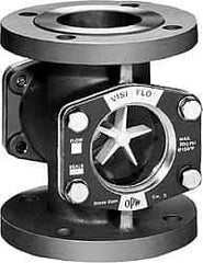 OPW Engineered Systems - 2 Inch, Carbon Steel, Visi-Flo Sight Flow Indicator - 150 Max psi, 7 Inch Overall Length - Top Tool & Supply