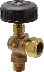 Conbraco - 350 psi Working Pressure, 125 Max psi, Bronze Liquid Level Gage Glass - 350°F Max Operating Temp, 3/8 Inch Thread, EPDM Seal - Top Tool & Supply