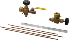 Conbraco - 400 psi Working Pressure, 250 Max psi, Bronze Liquid Level Gage Glass - 400°F Max Operating Temp, 1/2 Inch Thread, PTFE Seal - Top Tool & Supply