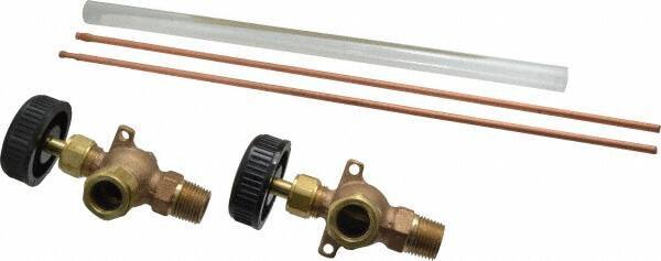 Conbraco - 400 psi Working Pressure, 200 Max psi, Bronze Liquid Level Gage Glass - 400°F Max Operating Temp, 1/2 Inch Thread, EPDM Seal - Top Tool & Supply