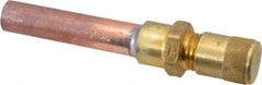 Parker - 500 Max psi, 3/8 Tube Outside Diameter, Extended Copper Tube Access Valve - Top Tool & Supply