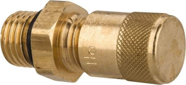 Parker - 500 Max psi, 1/4 Tube OD, Access Valve Assembly Access Valve - Brass - Top Tool & Supply