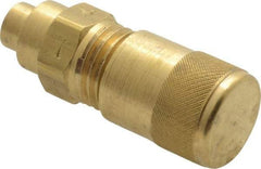 Parker - 500 Max psi, 3/16-3/8 Tube OD, 3 Way Solder Connector Access Valve - Brass - Top Tool & Supply